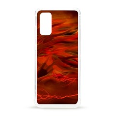 Fire Lion Flames Light Mystical Dangerous Wild Samsung Galaxy S20 6 2 Inch Tpu Uv Case by Mog4mog4