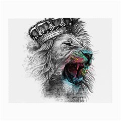 Lion King Head Small Glasses Cloth (2 Sides) by Mog4mog4