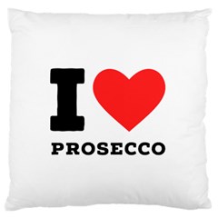 I Love Prosecco Standard Premium Plush Fleece Cushion Case (two Sides)