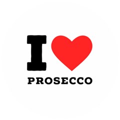 I Love Prosecco Wooden Puzzle Round by ilovewhateva