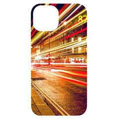 Telephone Booth Red London England Iphone 14 Black Uv Print Case by Mog4mog4