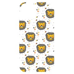 Lion Heads Pattern Design Doodle Iphone 14 Black Uv Print Case by Mog4mog4