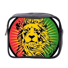 Lion Head Africa Rasta Mini Toiletries Bag (Two Sides)