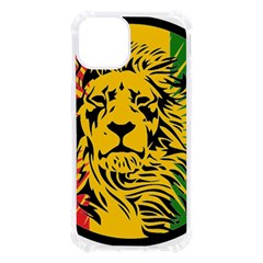 Lion Head Africa Rasta Iphone 13 Tpu Uv Print Case by Mog4mog4