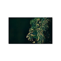 Angry Male Lion Sticker Rectangular (10 Pack) by Mog4mog4