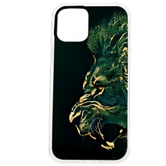 Angry Male Lion Iphone 12 Pro Max Tpu Uv Print Case