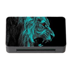 Angry Male Lion Predator Carnivore Memory Card Reader With Cf by Mog4mog4