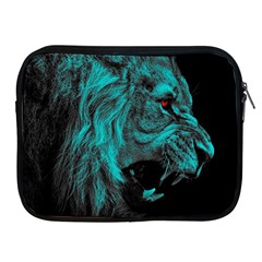 Angry Male Lion Predator Carnivore Apple Ipad 2/3/4 Zipper Cases by Mog4mog4