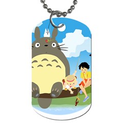 My Neighbor Totoro Totoro Dog Tag (one Side) by Mog4mog4