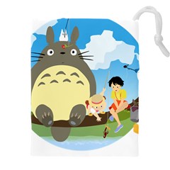 My Neighbor Totoro Totoro Drawstring Pouch (4xl) by Mog4mog4