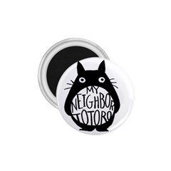 My Neighbor Totoro Black And White 1 75  Magnets by Mog4mog4