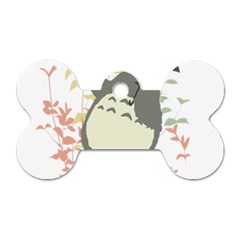 My Neighbor Totoro Cartoon Dog Tag Bone (one Side) by Mog4mog4