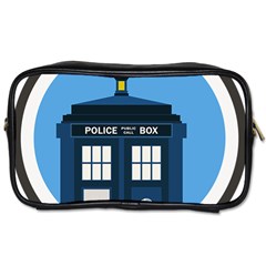 Doctor Who Tardis Toiletries Bag (one Side) by Mog4mog4