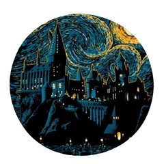 Hogwarts Castle Van Gogh Pop Socket by Mog4mog4