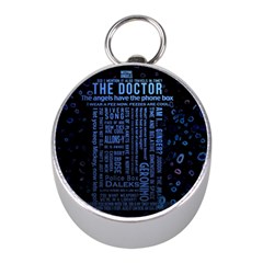 Doctor Who Tardis Mini Silver Compasses by Mog4mog4