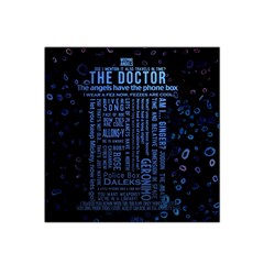 Doctor Who Tardis Satin Bandana Scarf 22  X 22  by Mog4mog4