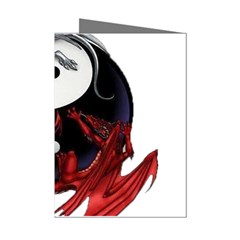 Yin And Yang Chinese Dragon Mini Greeting Cards (pkg Of 8) by Mog4mog4