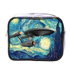 Star Starship The Starry Night Van Gogh Mini Toiletries Bag (one Side) by Mog4mog4