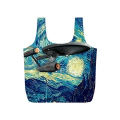 Star Starship The Starry Night Van Gogh Full Print Recycle Bag (s) by Mog4mog4