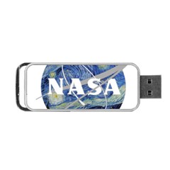 Vincent Van Gogh Starry Night Art Painting Planet Galaxy Portable Usb Flash (two Sides) by Mog4mog4