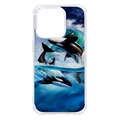 Orca Wave Water Underwater Iphone 14 Pro Tpu Uv Print Case by Mog4mog4