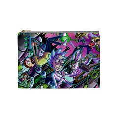 Cartoon Parody Time Travel Ultra Pattern Cosmetic Bag (medium) by Mog4mog4