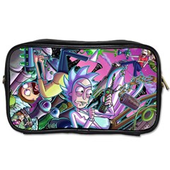 Cartoon Parody Time Travel Ultra Pattern Toiletries Bag (one Side) by Mog4mog4