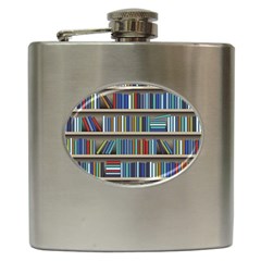 Bookshelf Hip Flask (6 oz)