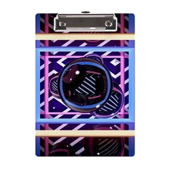 Abstract Sphere Room 3d Design Shape Circle A5 Acrylic Clipboard