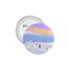 Vector Winter Landscape Sunset Evening Snow 1 75  Buttons by Mog4mog4