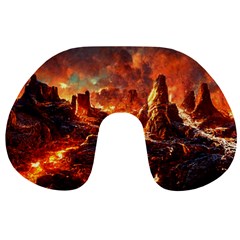 Nature Wallpaper Vulcanic Landscape Travel Neck Pillow