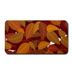 Watercolor Leaves Leaf Orange Medium Bar Mat 16 x8.5  Bar Mat