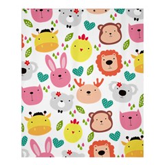 Cute Animals Cartoon Seamless Background Shower Curtain 60  X 72  (medium)  by Bakwanart