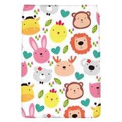 Cute Animals Cartoon Seamless Background Removable Flap Cover (s) by Bakwanart