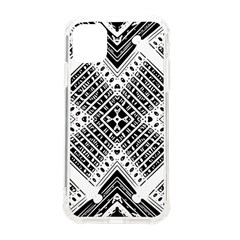 Black And White Modern Texture Seamless Print Fabric Pattern Iphone 11 Tpu Uv Print Case