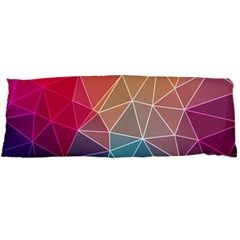 Multicolored Geometric Origami Idea Pattern Body Pillow Case Dakimakura (two Sides) by Bakwanart