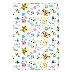 Summer Pattern Colorful Drawing Doodle Removable Flap Cover (s) by Bakwanart