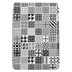 Black And White Geometric Patterns Removable Flap Cover (s) by Bakwanart