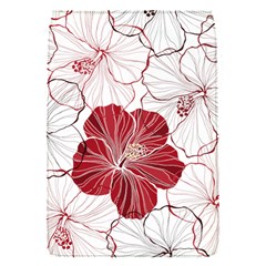 Red Hibiscus Flowers Art Removable Flap Cover (s) by Bakwanart