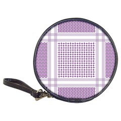 Square Purple Pattern Bead Purple Keffiyeh Purple Geometric Headdress Angle Violet Rectangle Classic 20-cd Wallets by Bakwanart
