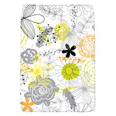 Doodle Flowers Hand Drawing Pattern Removable Flap Cover (s) by Bakwanart