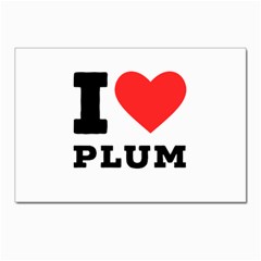 I Love Plum Postcards 5  X 7  (pkg Of 10) by ilovewhateva