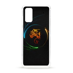 Orange Tiger Illustration Artwork Digital Art Samsung Galaxy S20 6 2 Inch Tpu Uv Case by Bakwanart