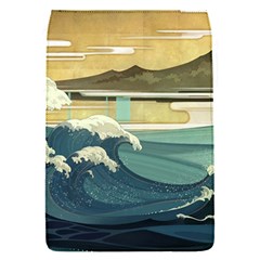 Sea Asia, Waves Japanese Art The Great Wave Off Kanagawa Removable Flap Cover (s) by Bakwanart