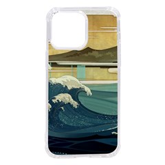 Sea Asia, Waves Japanese Art The Great Wave Off Kanagawa Iphone 14 Pro Max Tpu Uv Print Case by Bakwanart