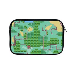 Green Retro Games Pattern Apple Macbook Pro 13  Zipper Case by Bakwanart