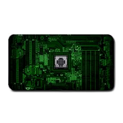 Technology Computer Chip Electronics Industry Circuit Board Medium Bar Mat by Bakwanart