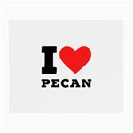 I love pecan Small Glasses Cloth (2 Sides) Front