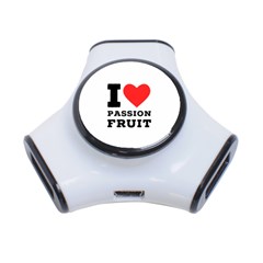 I Love Passion Fruit 3-port Usb Hub by ilovewhateva