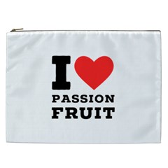 I Love Passion Fruit Cosmetic Bag (xxl) by ilovewhateva